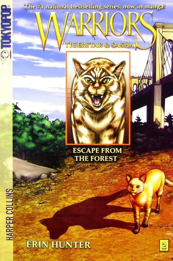 Warriors Tigerstar and Sasha #2 Escape from the Forest - Graphic Novels