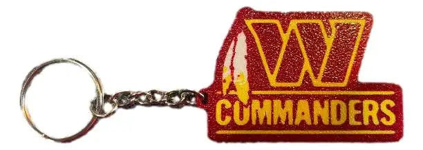 Washington Commanders Keychain – Fan Gift Stocking Stuffer