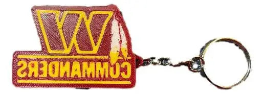 Washington Commanders Keychain – Fan Gift Stocking Stuffer