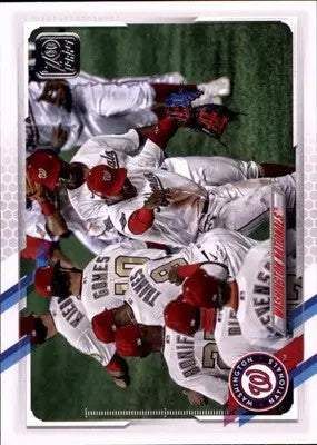 Washington Nationals 2021 Topps #58 Washington Nationals - Baseball Card Single