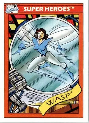 Wasp - 1990 Impel Marvel Universe - #51 - Non_sport - Non-Sports Card Single