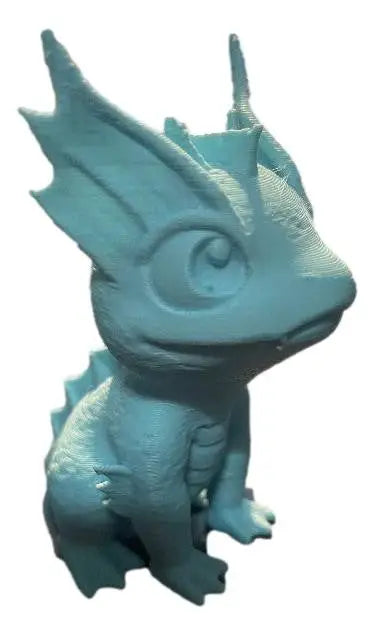 Water Dragon Egg with Baby Dragon 3D Printed Fantasy Collectible Figurine
