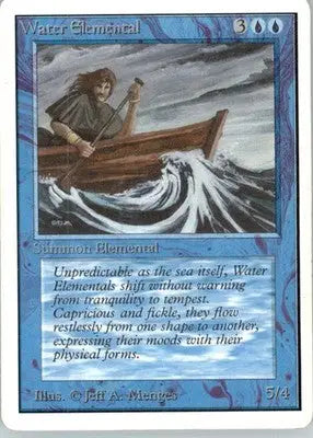 Water Elemental - Unlimited Edition - HP - # - Magic Card Single
