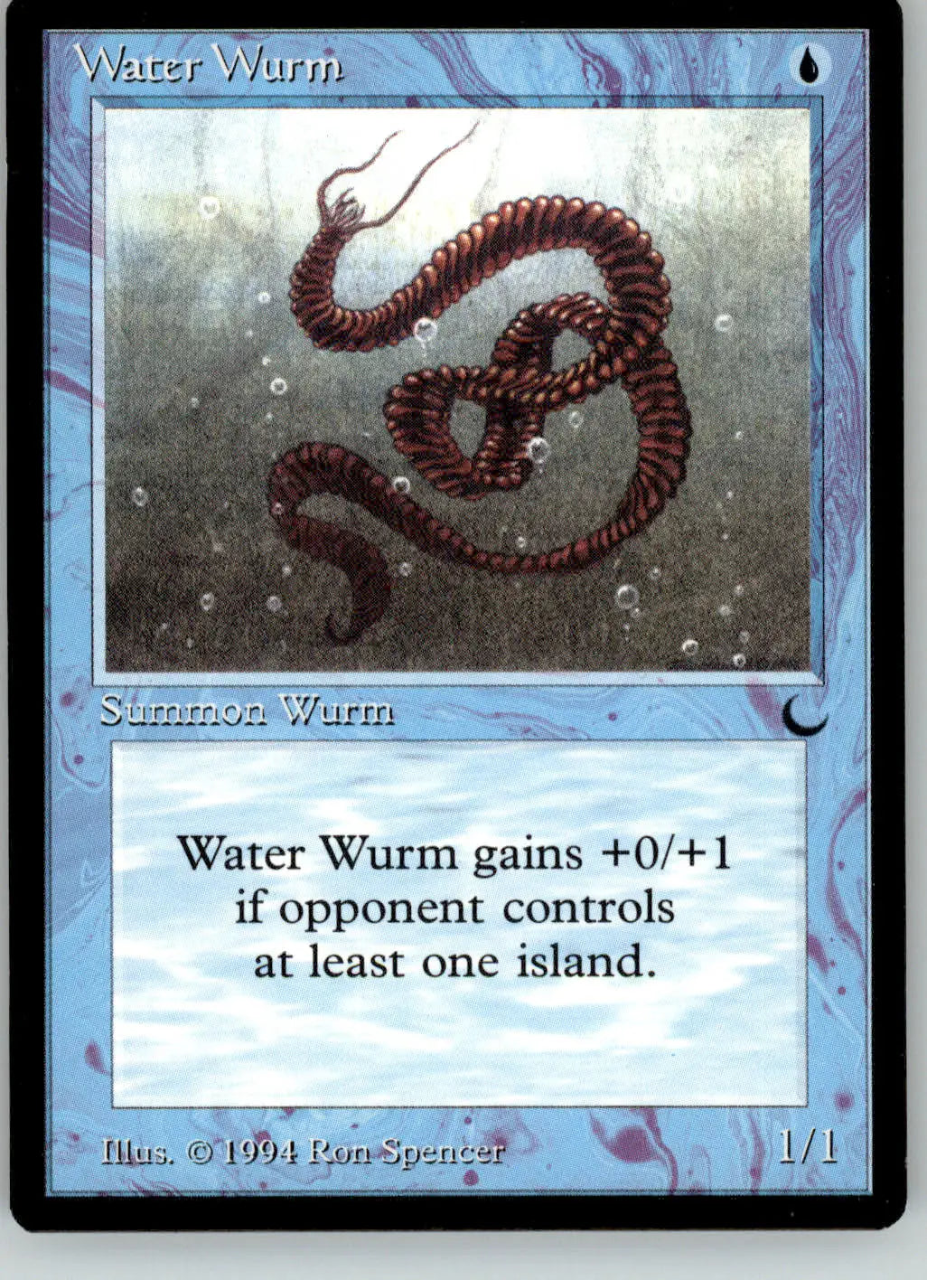 Water Wurm - The Dark - NM Magic: The Gathering