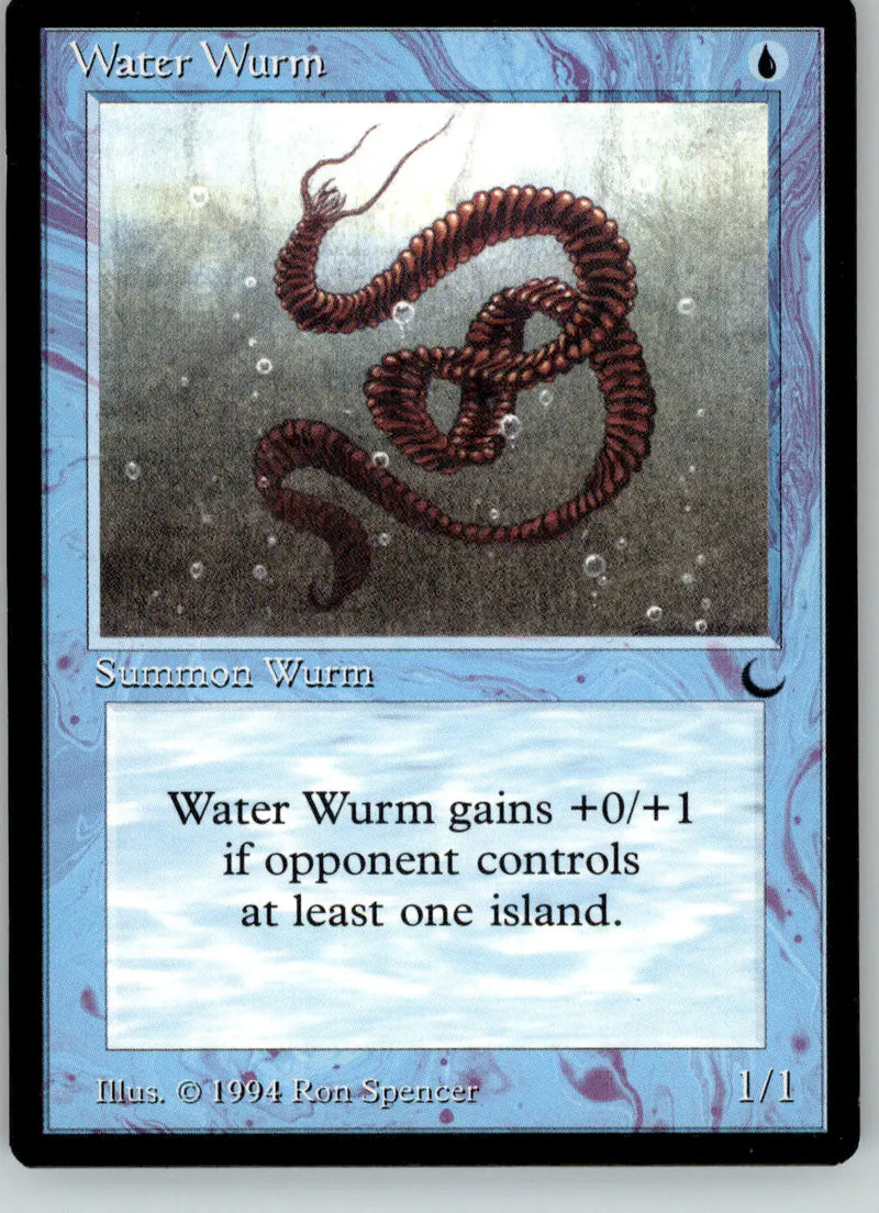 Water Wurm - The Dark - NM Magic: The Gathering
