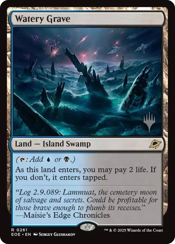 Watery Grave (Promo Pack) [Edge of Eternities Promos] Lightly Played - Other