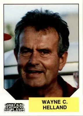 Wayne C. Helland - 1989 World of Outlaws - #FAN - Racing - Racing Card Single