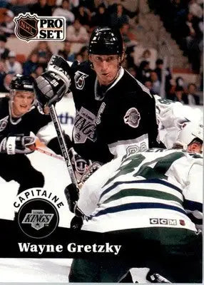 Wayne Gretzky - 1991-92 Pro Set French - #574 - Hockey - Hockey Card Single