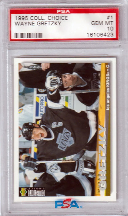 Graded Wayne Gretzky hockey card from Upper Deck, part of Columbia Hobby collection