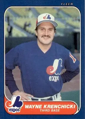 Wayne Krenchicki - 1986 Fleer Update - #U-60 - Baseball - Baseball Card Single