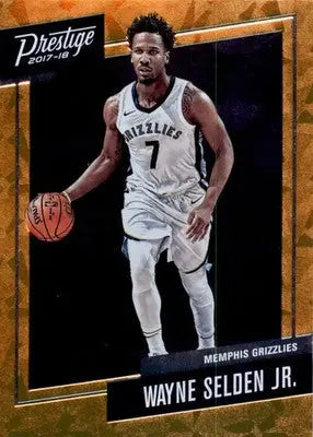 Wayne Selden Jr. - 2017-18 Panini Prestige - #47 - Micro Etch Rookies Orange - Basketball Card Single