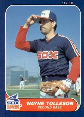 Wayne Tolleson - 1986 Fleer Update - #U-118 - Baseball - Baseball Card Single
