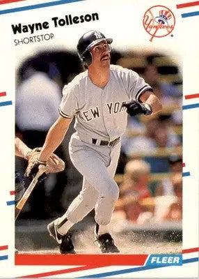 Wayne Tolleson - 1988 Fleer - #223 - Baseball - Baseball Card Single
