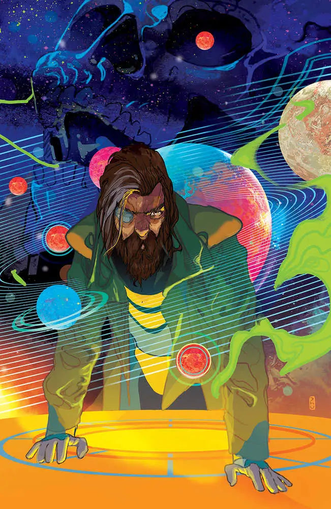 Comic book cover of We Only Find Them When Theyre Dead #1 alien gods copy Ward variant featuring Captain Malik
