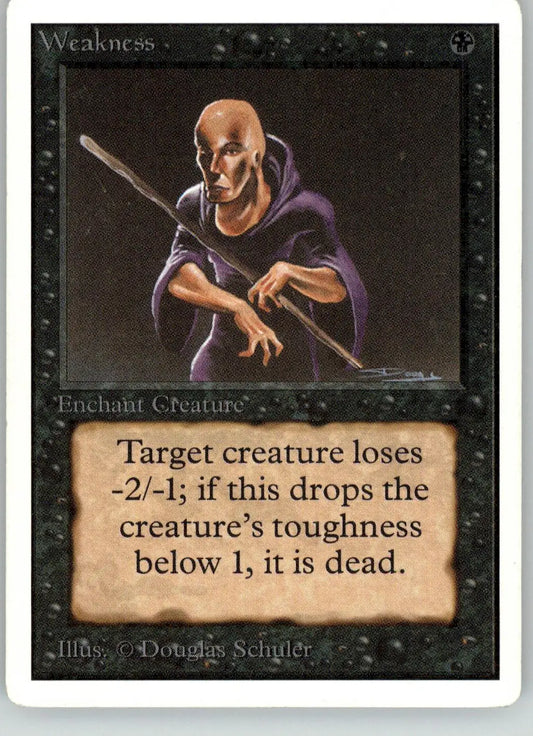 Weakness - Unlimited Edition - HP Magic: The Gathering - Magic Card Single
