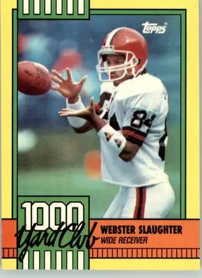 Webster Slaughter - 1990 Topps - #13 - 1000 Yard Club Football - Football Card Single