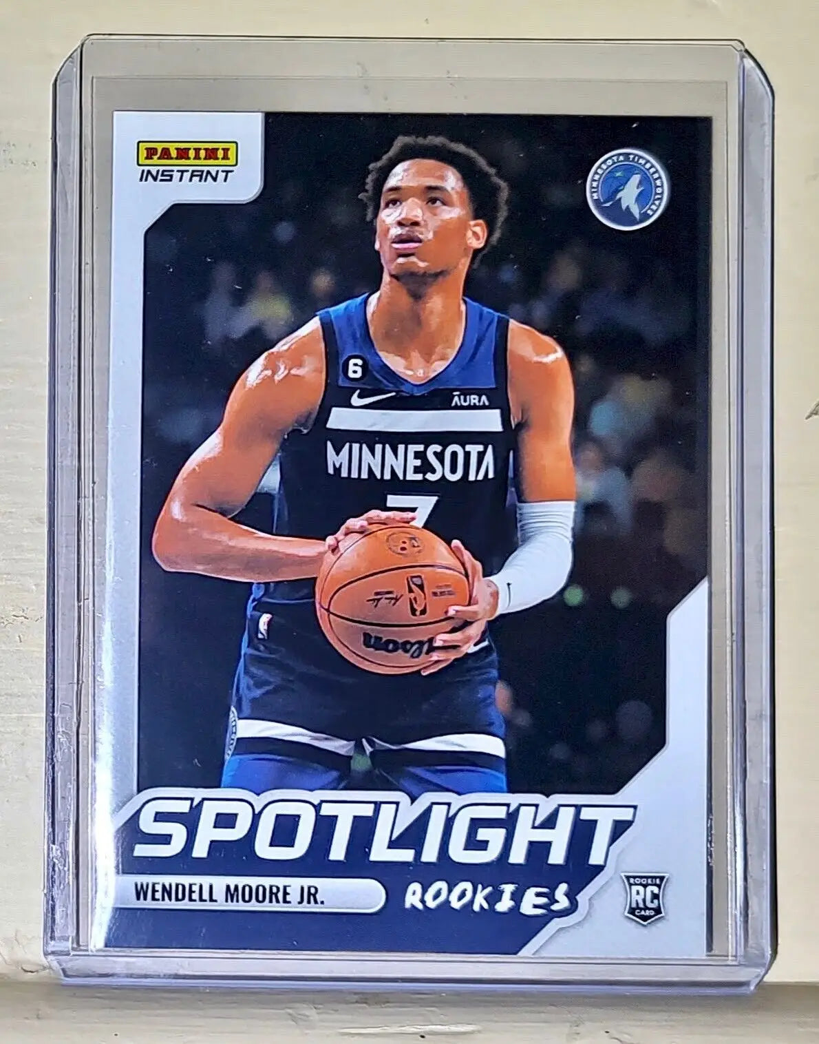 Wendell Moore Jr. 2022-23 Panini NBA #26 Spotlight Rookies Card 1/965 - Basketball Card Single
