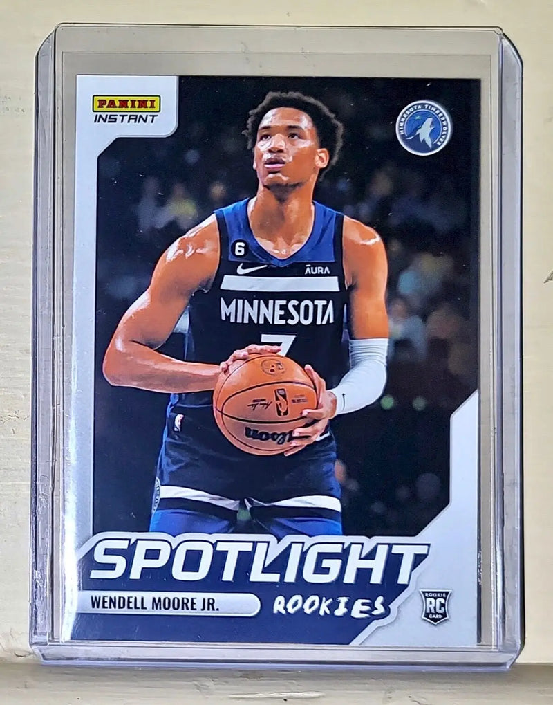 Wendell Moore Jr. 2022-23 Panini NBA #26 Spotlight Rookies Card 1/965 - Basketball Card Single