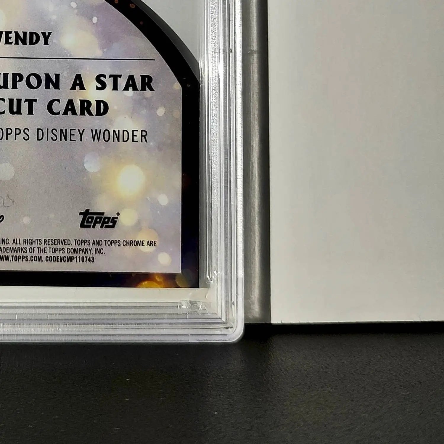 Wendy 2025 Topps Chrome Disney #W-9 Wish Upon A Star Die Cut Peter Pan PSA 9 - Non-Sports Card Single