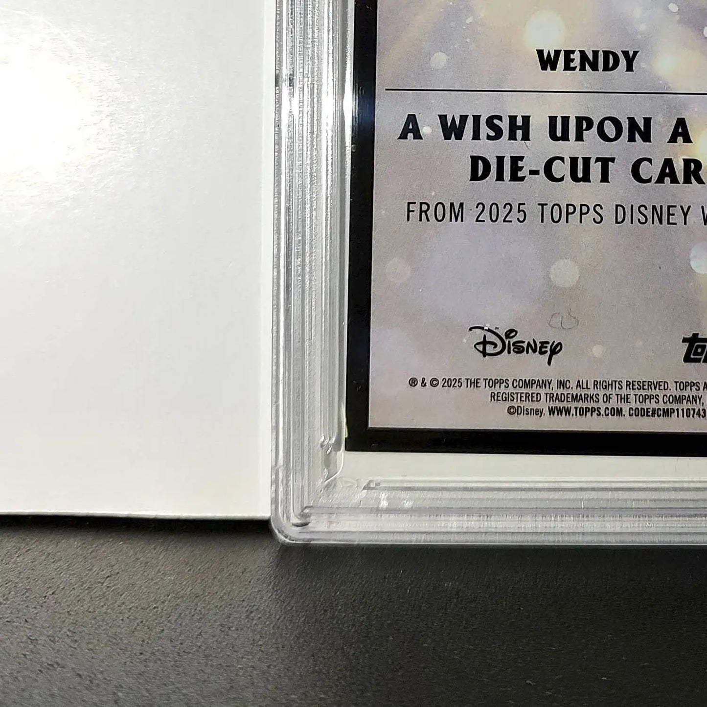 Wendy 2025 Topps Chrome Disney #W-9 Wish Upon A Star Die Cut Peter Pan PSA 9 - Non-Sports Card Single
