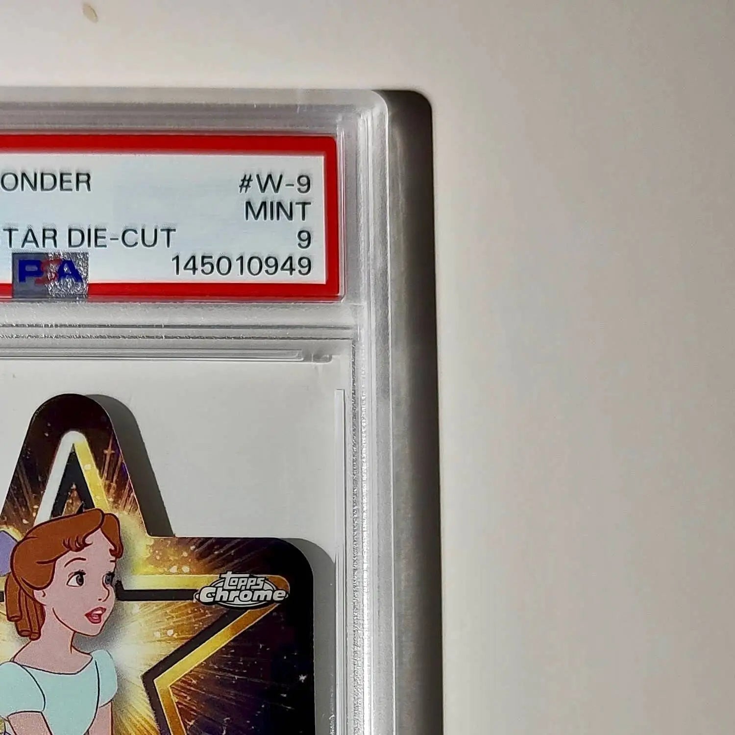 Wendy 2025 Topps Chrome Disney #W-9 Wish Upon A Star Die Cut Peter Pan PSA 9 - Non-Sports Card Single