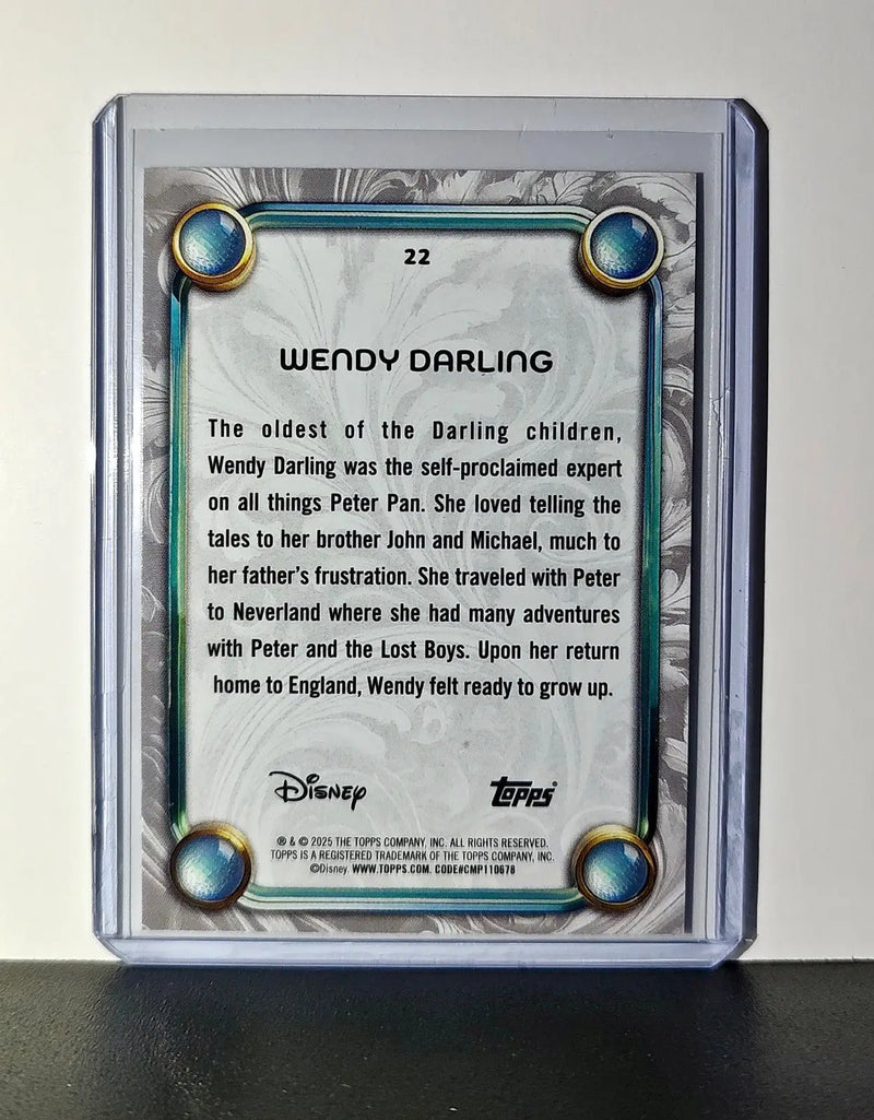 Wendy Darling 2025 Topps Disney Wonder #22 Card Peter Pan