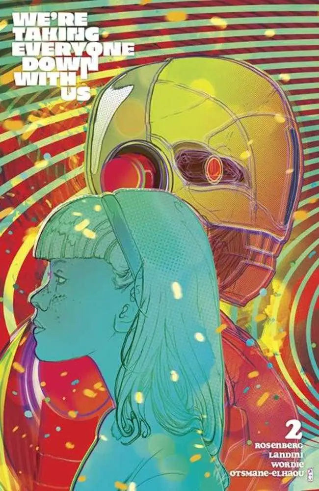 Comic book cover B Christian Ward Variant for Were Taking Everyone Down With Us #2