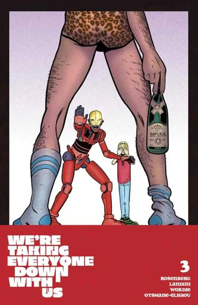 Comic book cover B Tyler Boss Variant for Were Taking Everyone Down With Us #3
