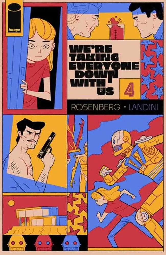 Comic book cover B Chris Matthews variant for Were Taking Everyone Down With Us #4