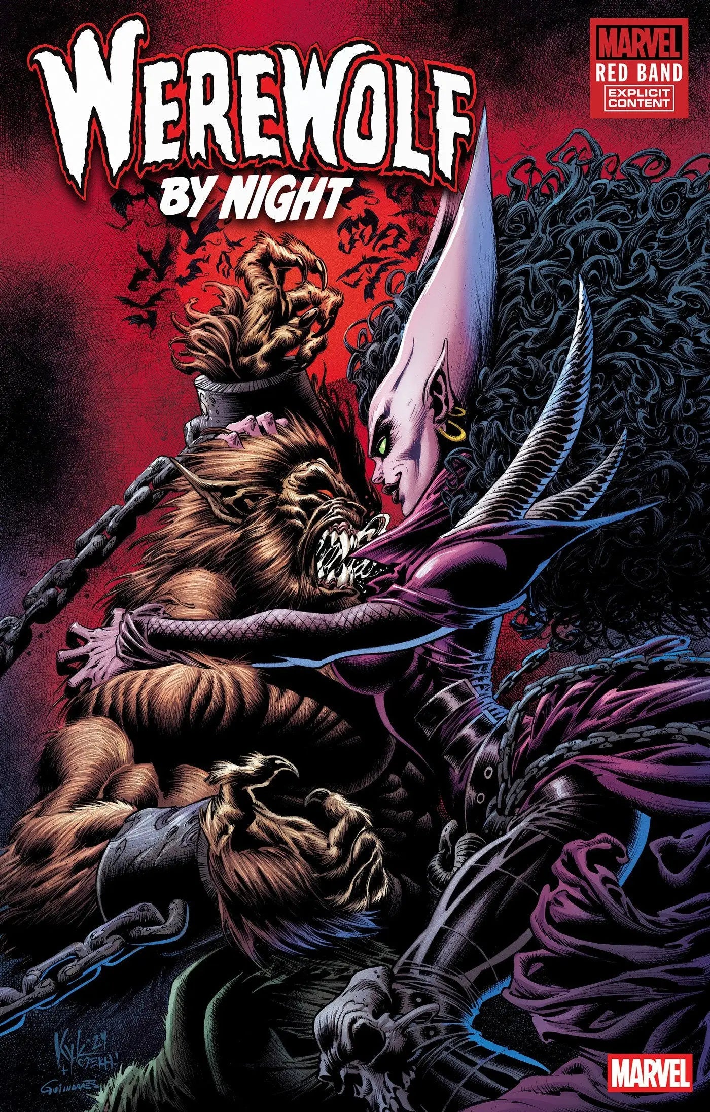 Werewolf By Night: Red Band #7 Kyle Hotz Variant [Polybagged] - Comic Book