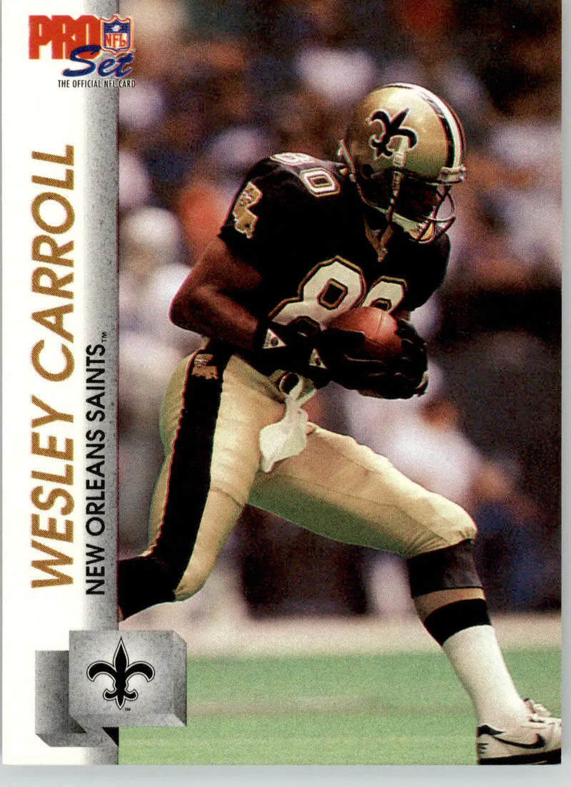 Wesley Carroll - 1992 Pro Set - #583 - Football - Football Card Single