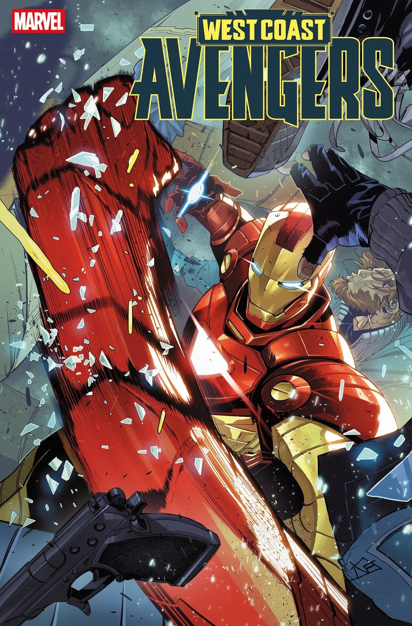 Comic book cover for West Coast Avengers #8 Federico Vicentini Fantastic Variant