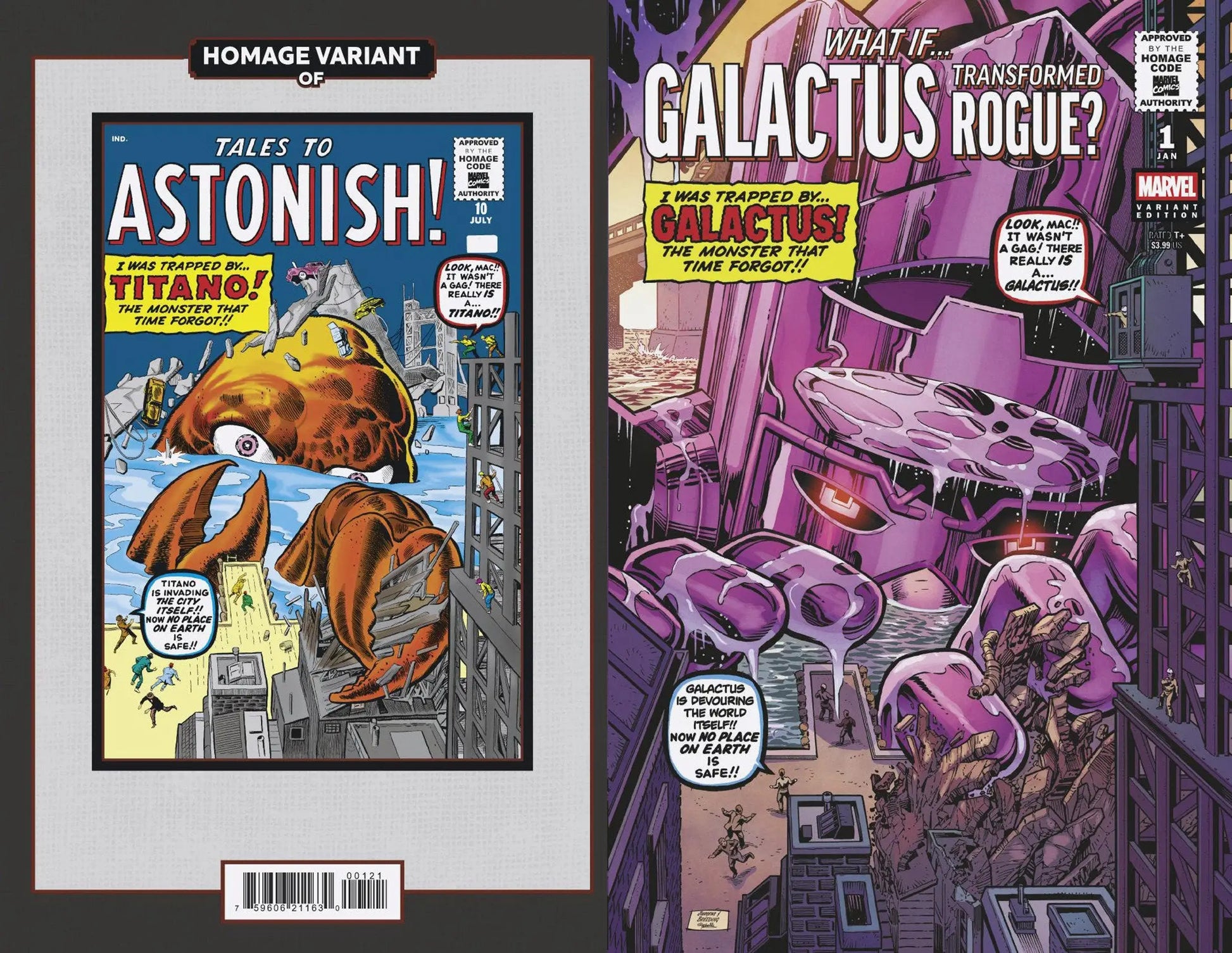 What If Galactus Transformed Rogue #1 Sci-Fi Homage Variant - Comic Book