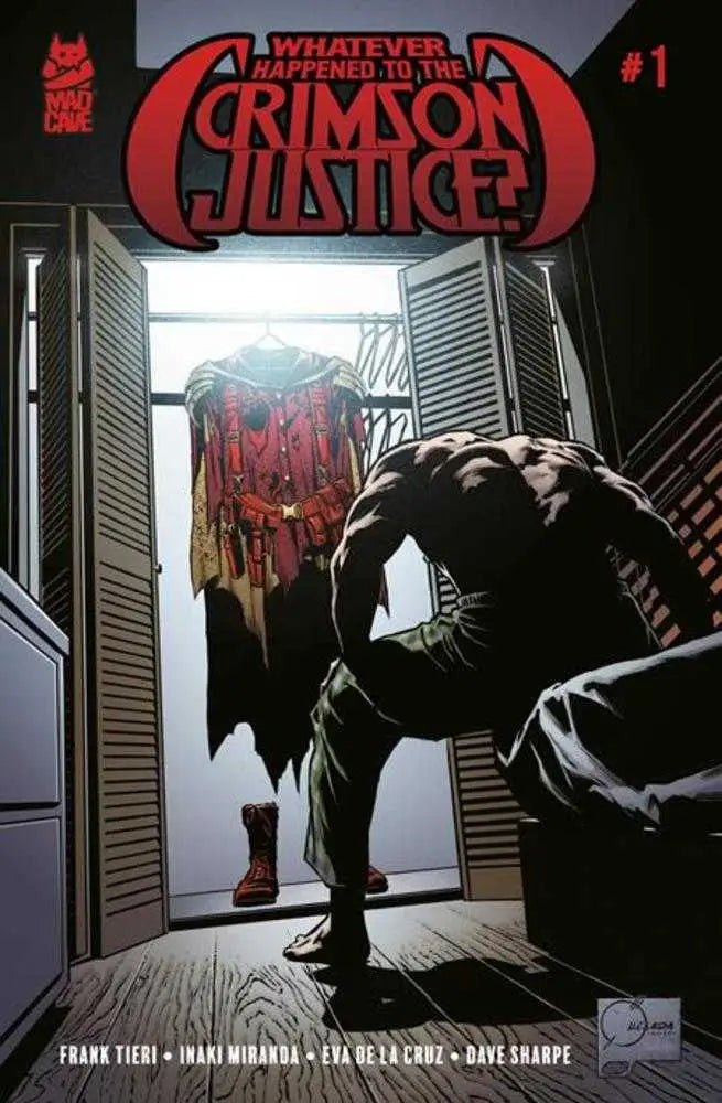 Comic book cover of Crimson Justice Joe Quesada Variant Cover C for Whatever Happened To Crimson Justice #1