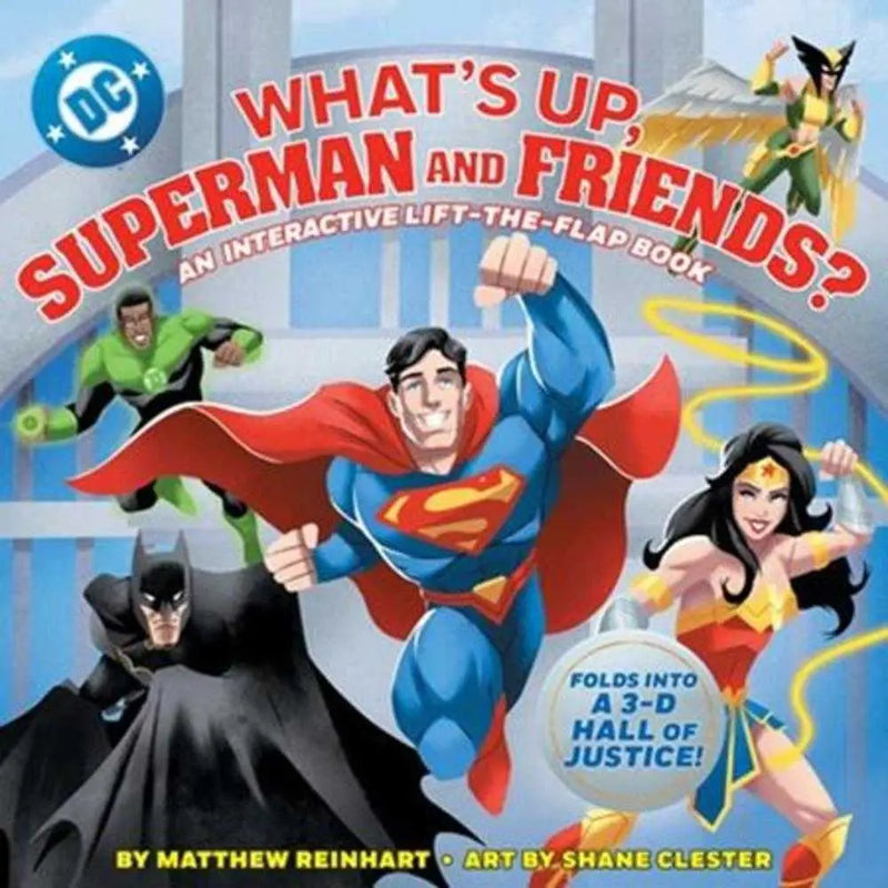 Whats Up Superman And Friends Hardcover A Pop Magic Book - Collectibles