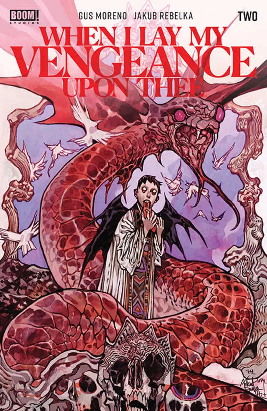 Comic book cover art for When I Lay My Vengeance Upon Thee #2 Cover A Rebelka