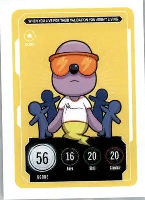 When You Live For Their Validation You Aren’t Living - VeeFriends C&C - Core - Non-Sports Card Single
