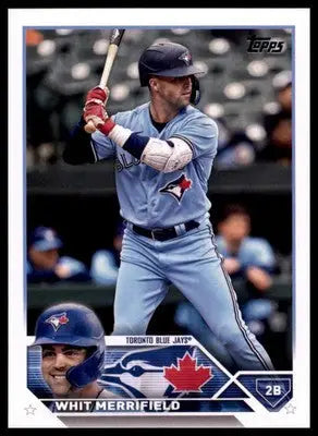 Whit Merrifield 2023 Topps #381 Toronto Blue Jays - Baseball Card Single
