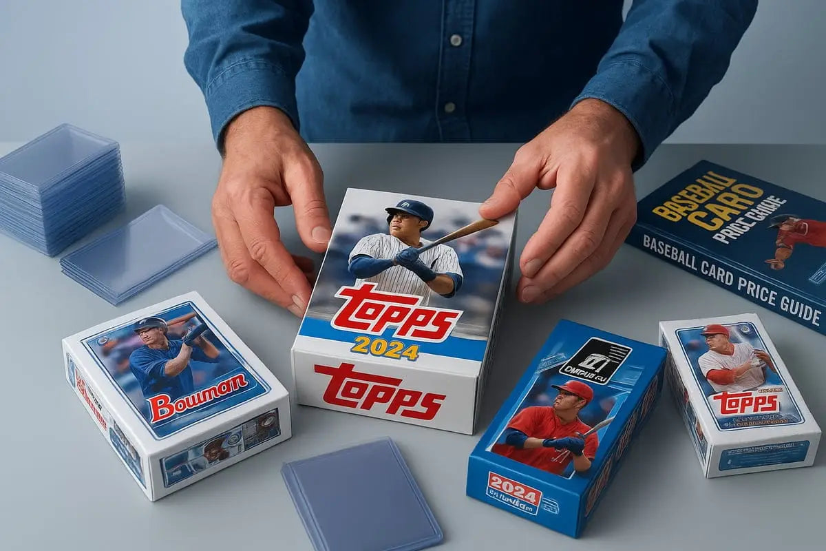 Topps 2024 baseball box cards with action player branding