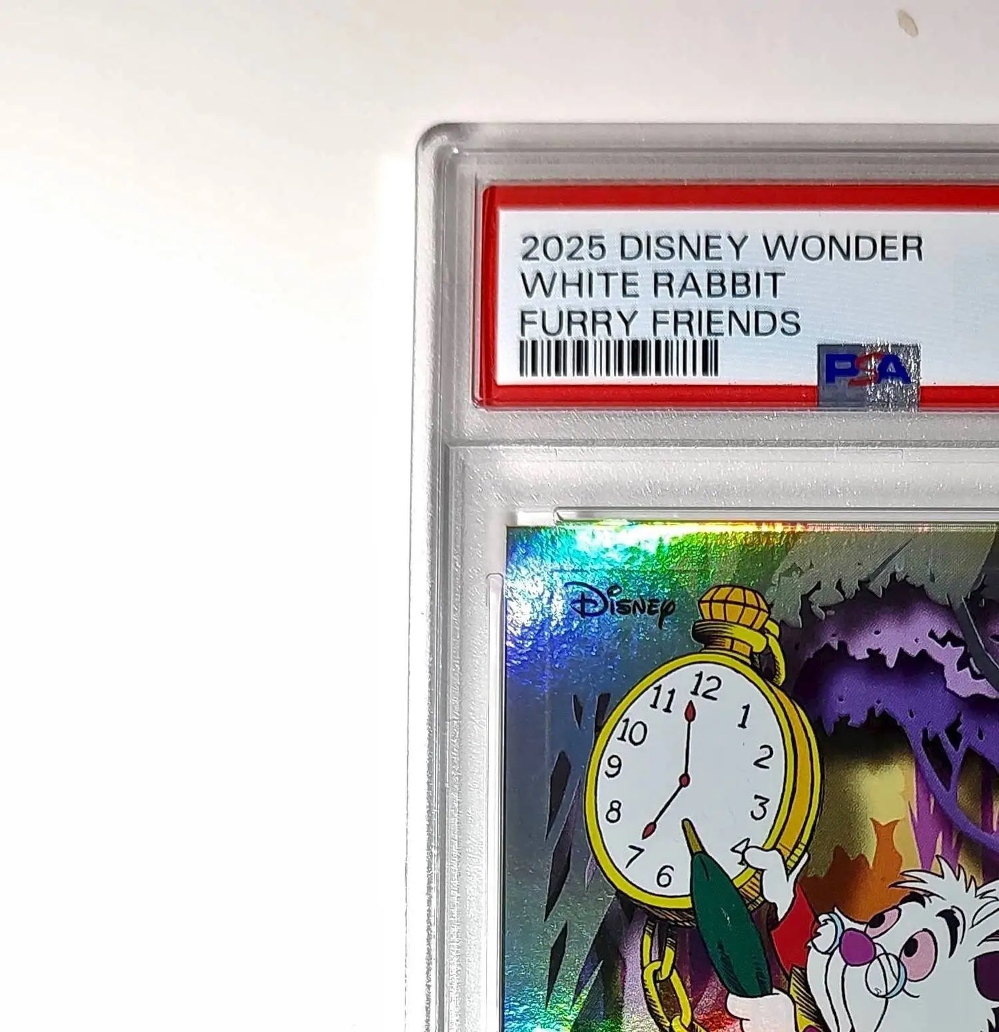 White Rabbit 2025 Topps Disney #FF-7 Furry Friends Card PSA 10 - Non-Sports Card Single