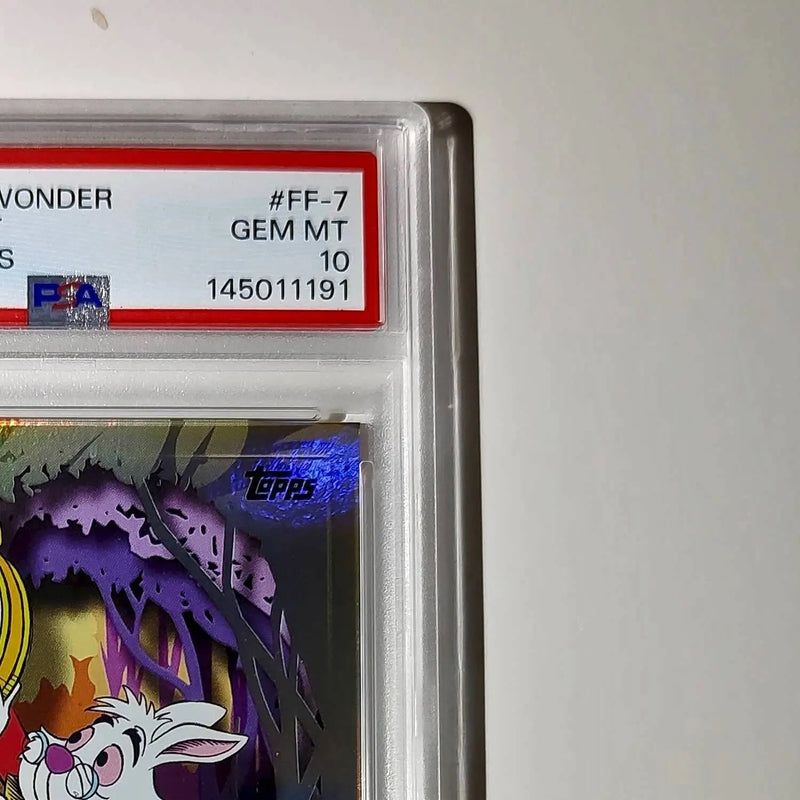 White Rabbit 2025 Topps Disney #FF-7 Furry Friends Card PSA 10 - Non-Sports Card Single