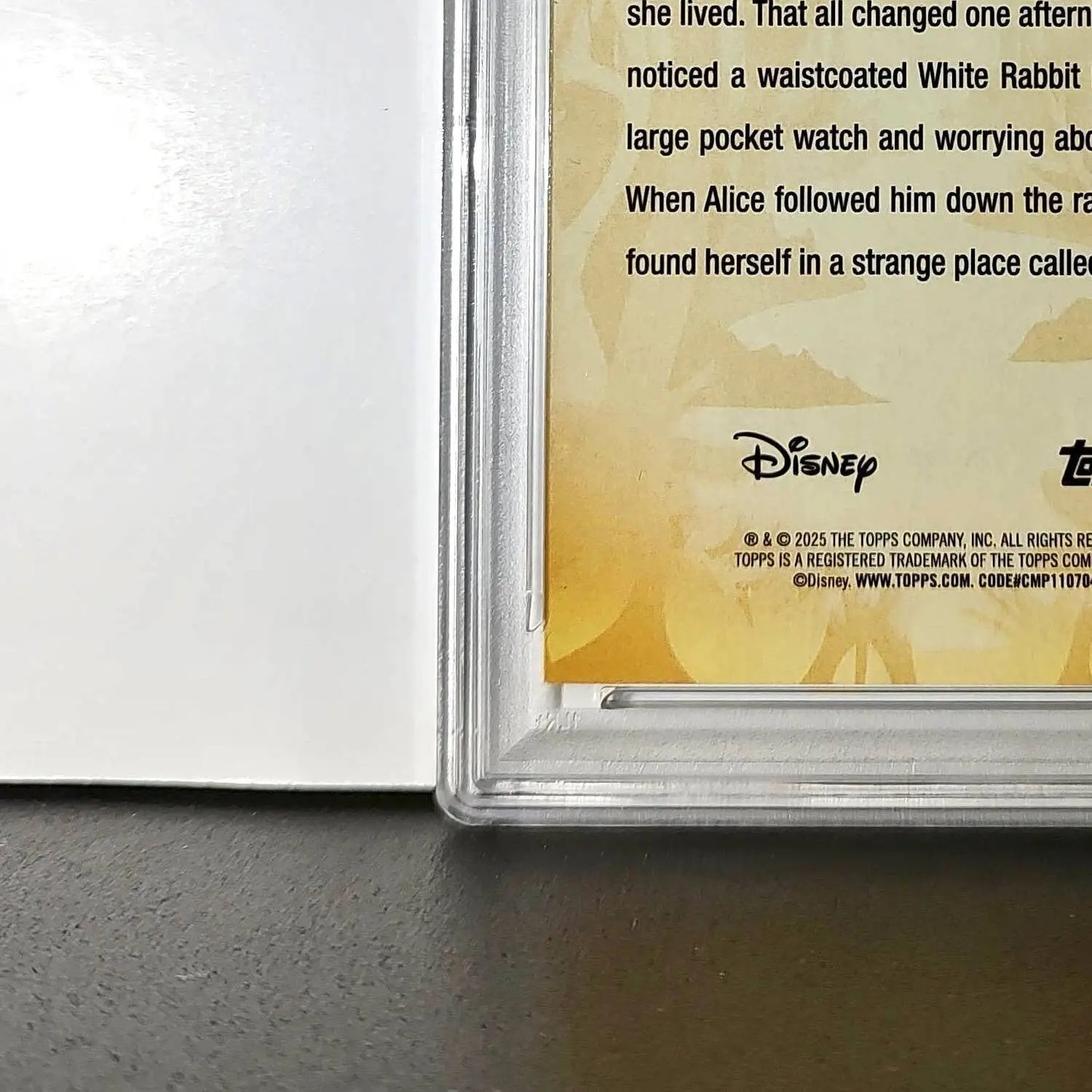 White Rabbit 2025 Topps Disney #FF-7 Furry Friends Card PSA 10 Gem - Non-Sports Card Single