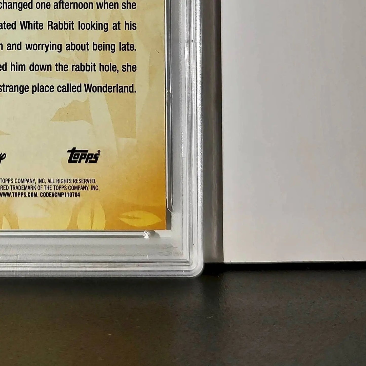 White Rabbit 2025 Topps Disney #FF-7 Furry Friends Card PSA 10 Gem - Non-Sports Card Single