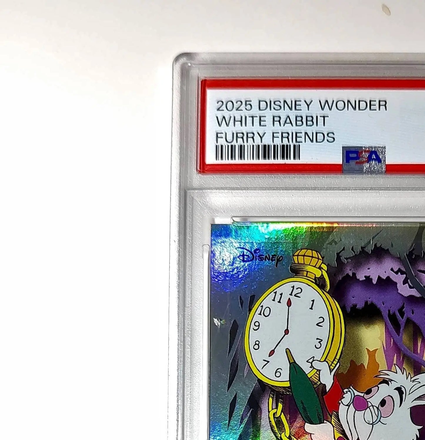 White Rabbit 2025 Topps Disney #FF-7 Furry Friends Card PSA 10 Gem - Non-Sports Card Single