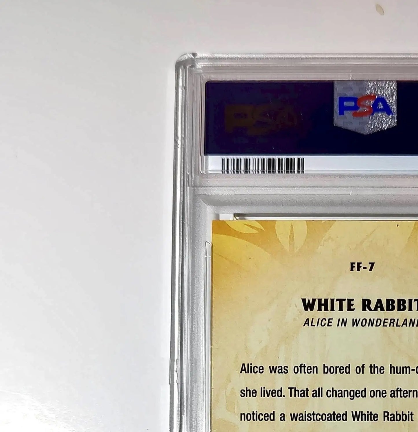 White Rabbit 2025 Topps Disney #FF-7 Furry Friends Card PSA 10 Gem - Non-Sports Card Single