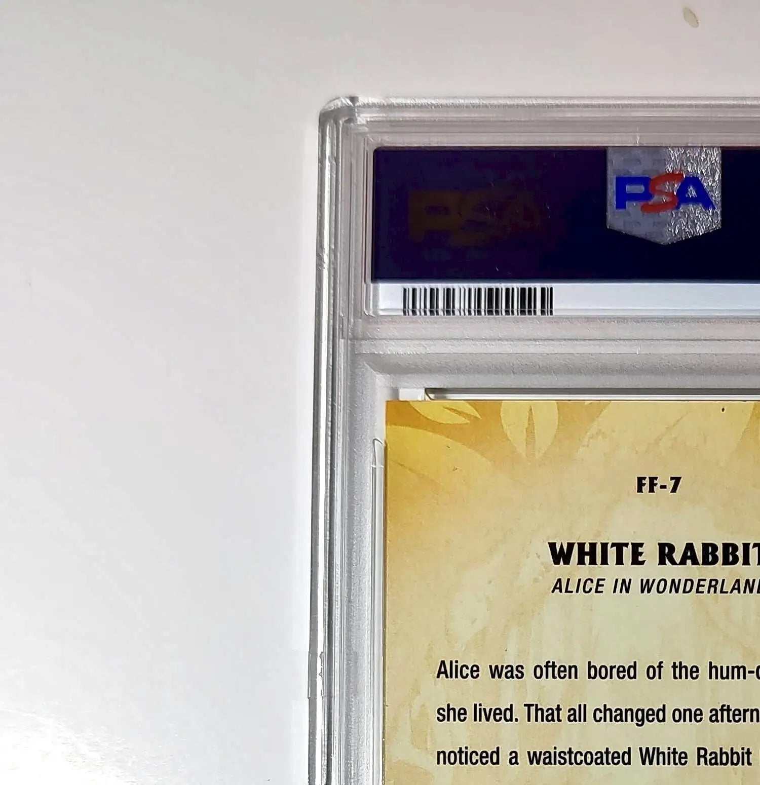 White Rabbit 2025 Topps Disney #FF-7 Furry Friends Card PSA 10 Gem - Non-Sports Card Single