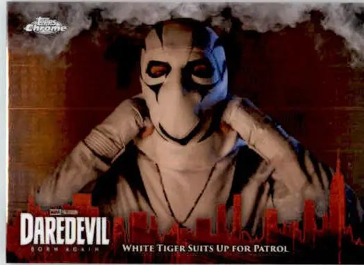 White Tiger Suits Up for Patrol - 2025 Topps Chrome Marvel - #DD-17 - Born Again - Marvel Card Single