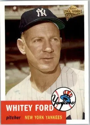 Whitey Ford - 2005 Topps All-Time Fan Favorites - #120 - Baseball - Baseball Card Single