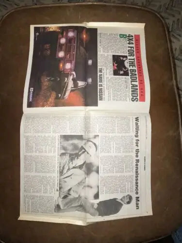 Open newspaper featuring Whitey Herzog and the St. Louis Cardinals in Sporting News