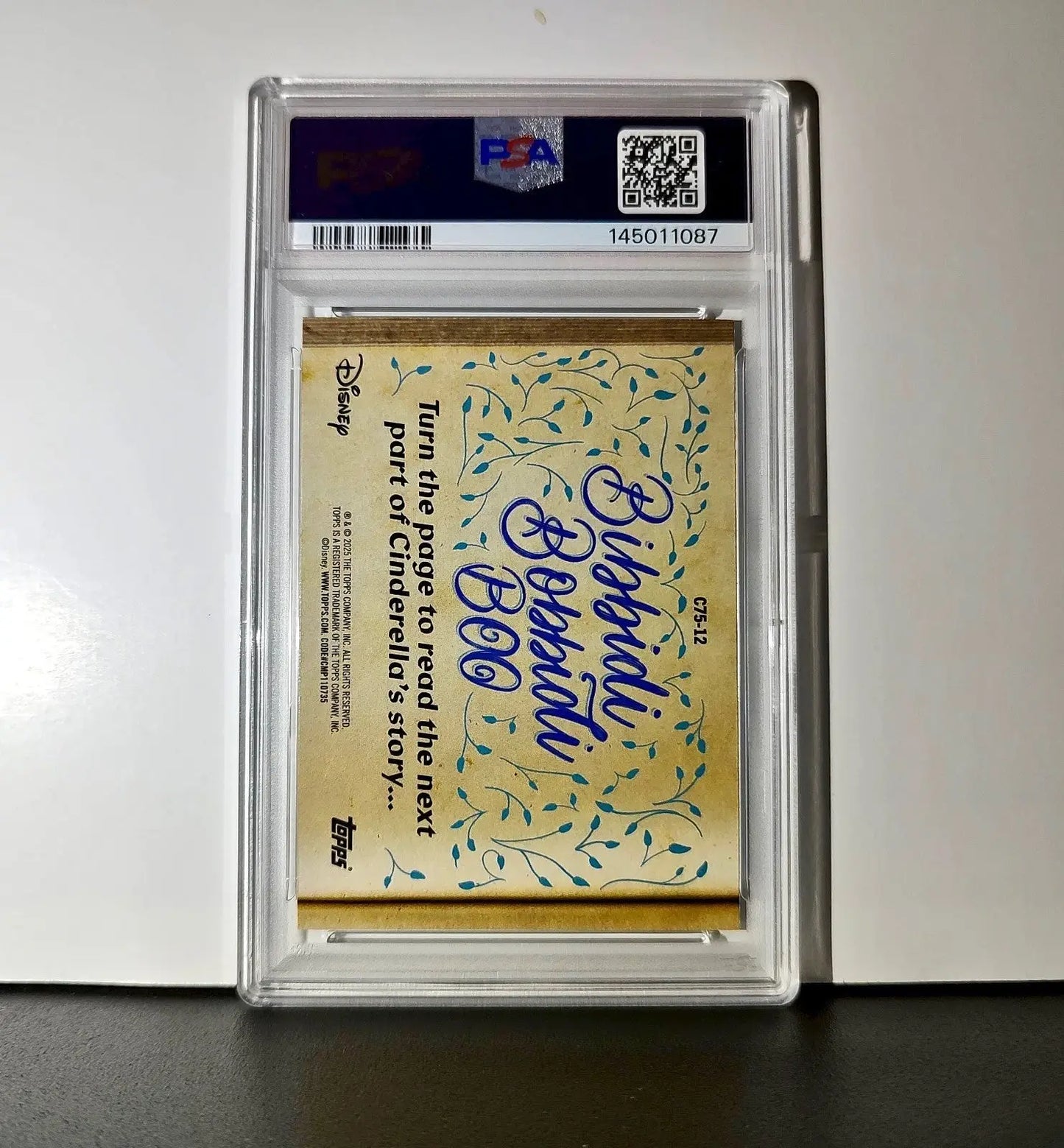 Why she must be… Cinderella’s Fairy Godmother! 2025 Topps Disney #C75-12 PSA 10 - Non-Sports Card Single